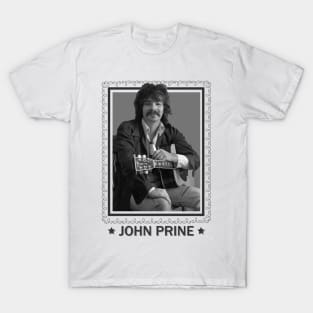 John Prine \\ Retro 70s Style Design T-Shirt